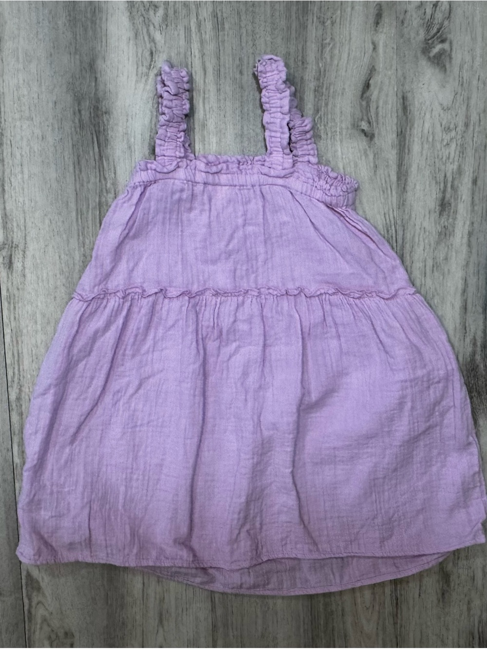 Cat & Jack Lilac Ruffle Strap Sundress